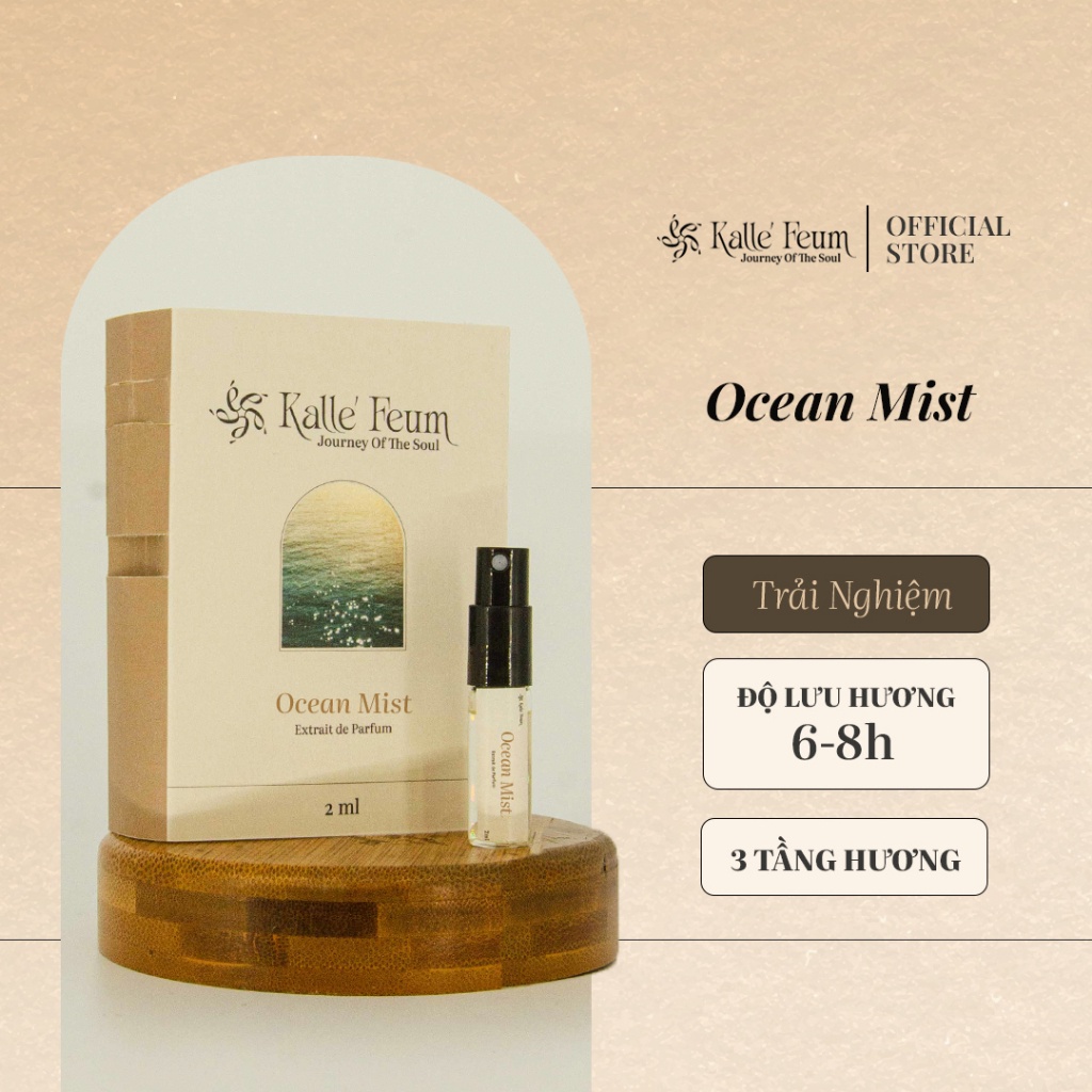 Nước Hoa OCEAN MIST Tươi Mát Dạng Xịt Vial 2ml | Kalle' Feum