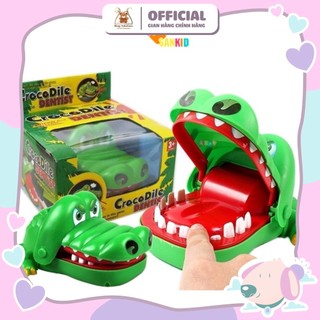 Đồ chơi cá sấu cắn tay crocodile dentist bằng nhựa cỡ lớn