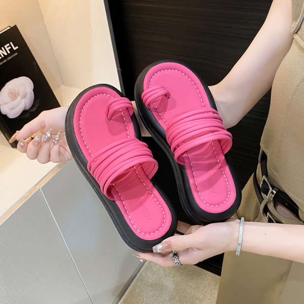 Dép lê đế cao Dép xỏ ngón đế dày thời trang