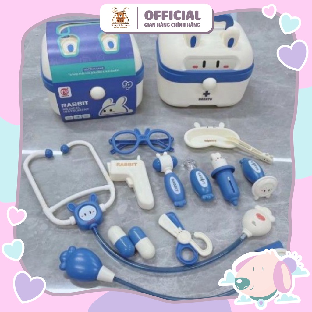Đồ chơi bác sỹ dành cho bé, Chất Nhựa ABS an toàn cho bé, nâng cao trí tuệ, tương tác thực tế cho trẻ