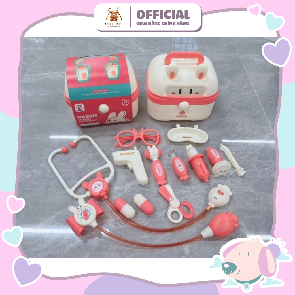 Đồ chơi bác sỹ dành cho bé, Chất Nhựa ABS an toàn cho bé, nâng cao trí tuệ, tương tác thực tế cho trẻ