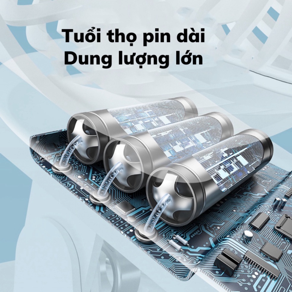 Quạt tích điện mini, quạt kẹp tích điện Q03 15000mAh - Bảo hành 15 tháng | BigBuy360 - bigbuy360.vn