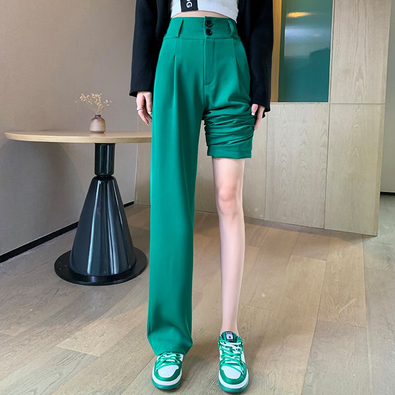 Bán Chạy Nhất Jiashucheng#Quần Dài Ống Rộng Lưng Cao Phong Cách Mới Dành Cho Nữ