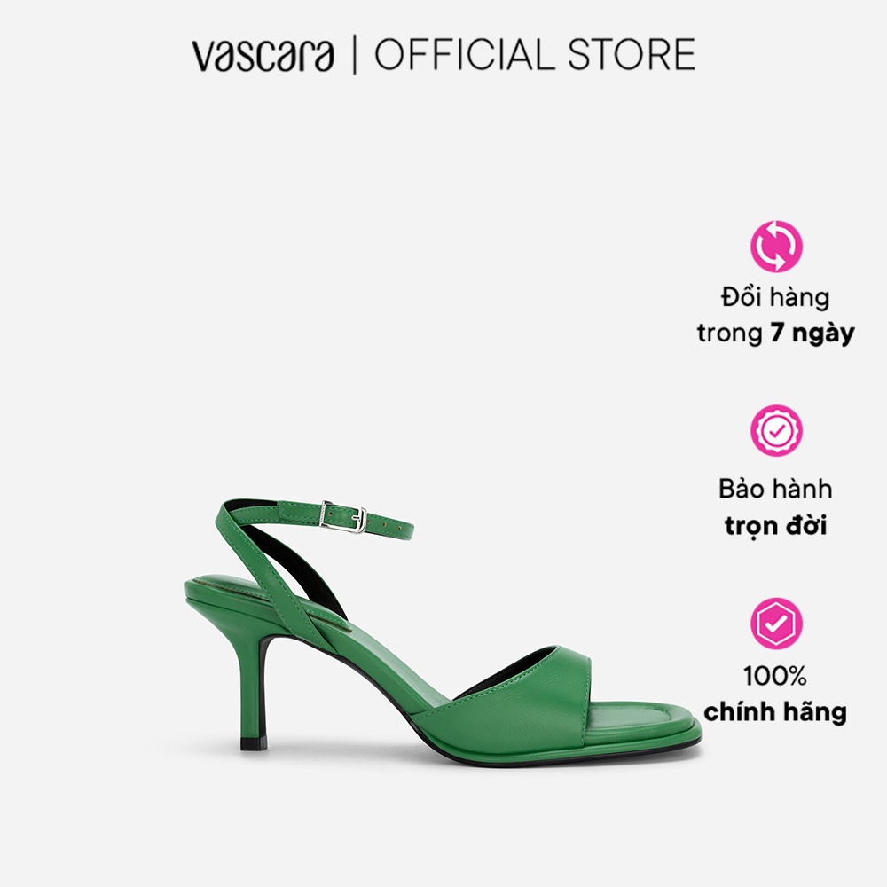 Vascara Sandal Ankle Strap Nhấn Đệm Lót Giày May Chần - SDN 0753