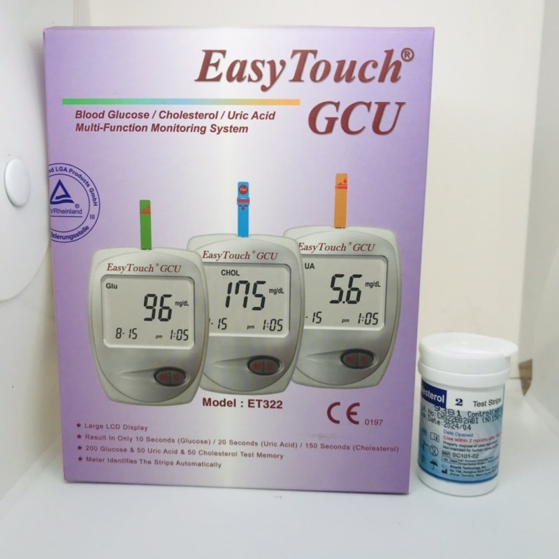Que Thử Mỡ Máu, Cholesterol Cho Máy Đo Easy Touch GCU ET322