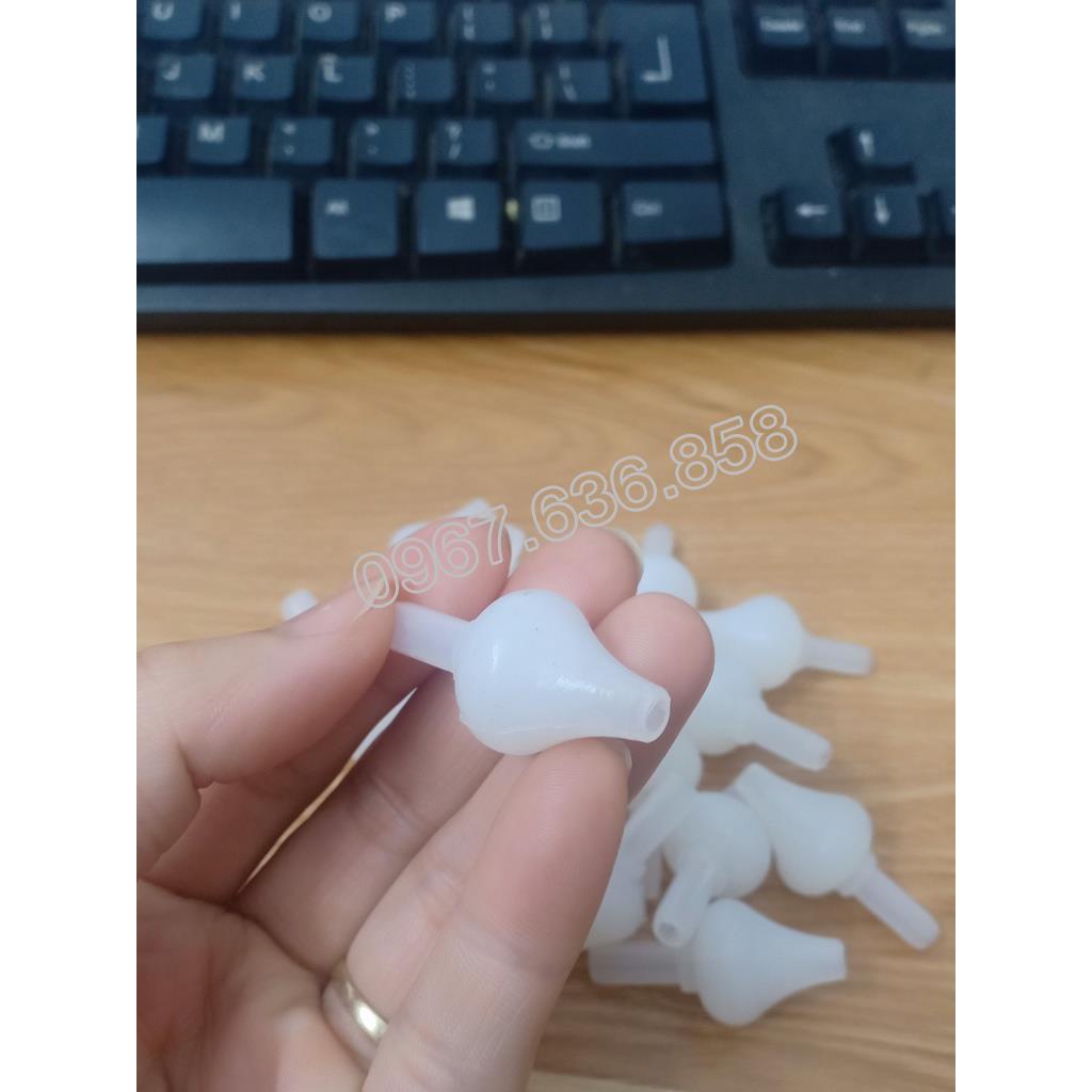 Đầu hút dịch silicon mềm, dùng cho máy xông hút mũi họng, máy hút dịch một bình, hút dịch hai bình
