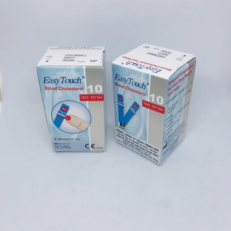 Que Thử Mỡ Máu, Cholesterol Cho Máy Đo Easy Touch GCU ET322