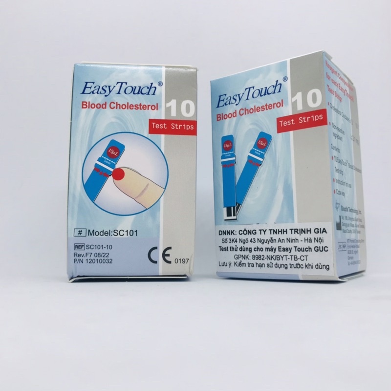 Que Thử Mỡ Máu, Cholesterol Cho Máy Đo Easy Touch GCU ET322