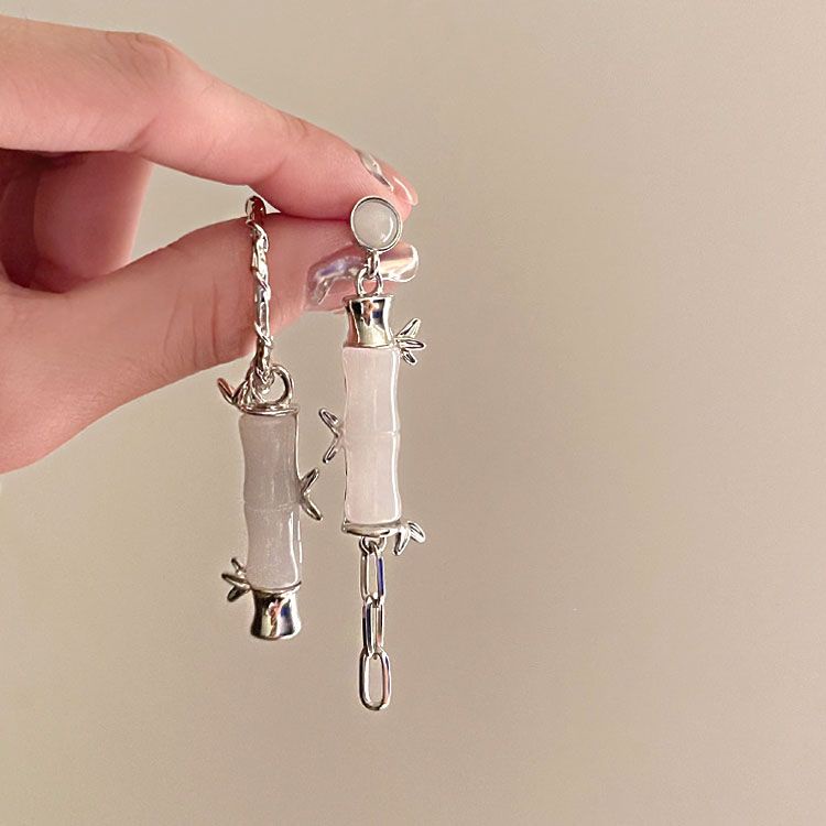 [Aishang Trang Sức Đẹp] Bông Tai Mạ Bạc 925 Kim Trắng Phong Cách Dân Tộc Trung Hoa Thiết Kế Mới Cao Cấp Dành Cho Nữ