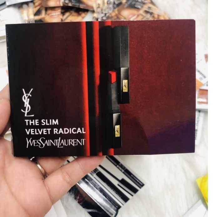 SAMPLE MẪU THỬ SON YSL, DIOR , ARMANI , GUERLAIN ROUGE
