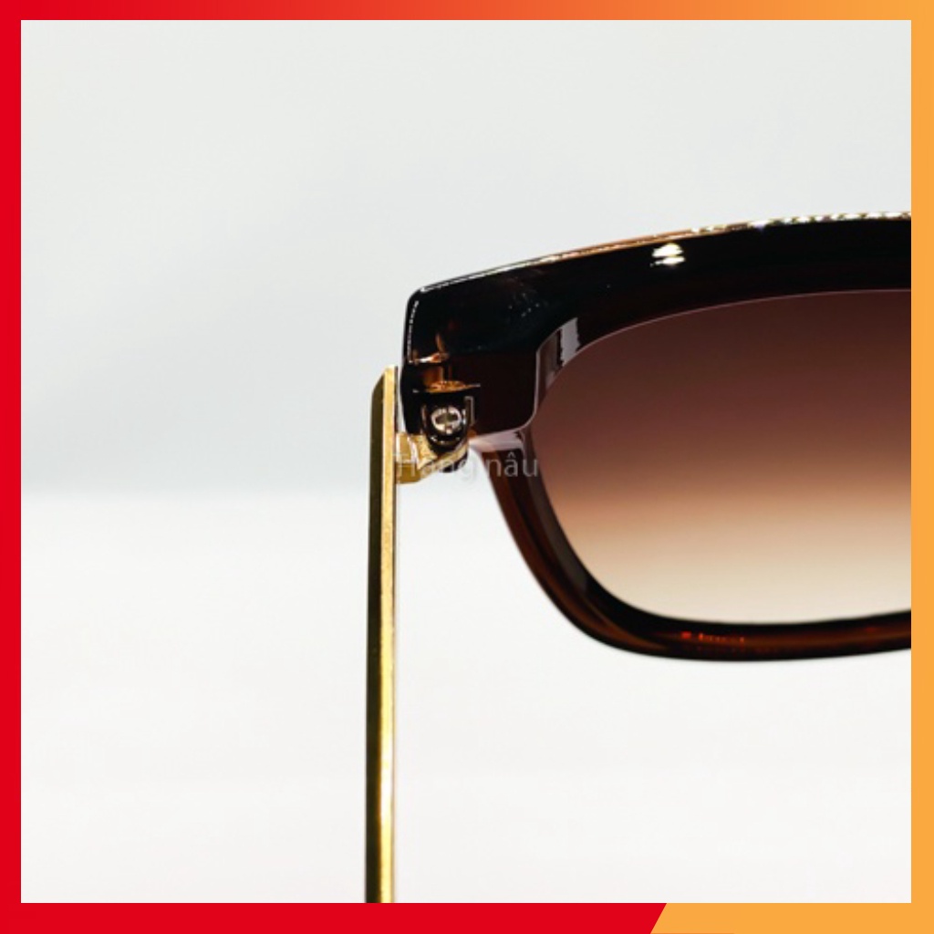 Kính mát nam nữ chống UV400 thiết kế mắt vuông dễ đeo màu sắc thời trang 6035