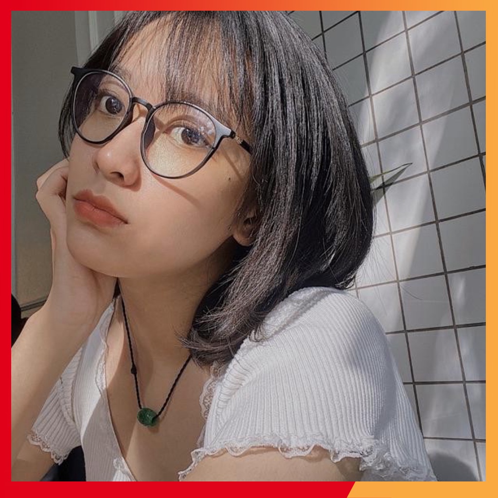 Gọng kính mắt tròn nam nữ trangnau eyewear chất liệu nhựa dẻo thanh mảnh nhẹ nhàng 513