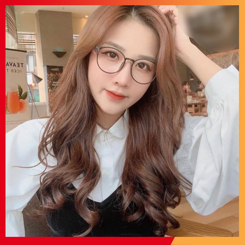 Gọng kính mắt tròn nam nữ trangnau eyewear chất liệu nhựa dẻo thanh mảnh nhẹ nhàng 513