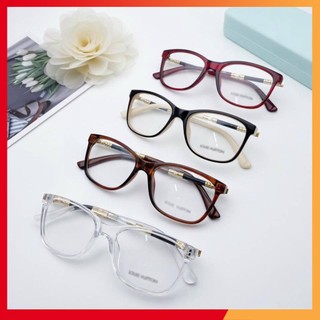 Gọng kính cận vuông thời trang trang nâu eyewear