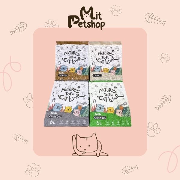 Cát đậu nành Catsme - Cát vệ sinh cho mèo túi 6L (2.4kg)