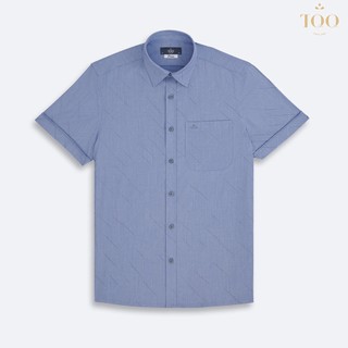 Áo sơ mi công sở nam TQQ ngắn tay H331CB dáng áo Slimfit sang trọng hiện đại cao cấp