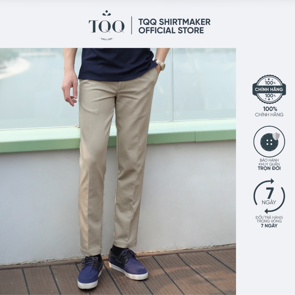 Quần kaki TQQ Q95CSL màu sữa thời trang, hiện đại