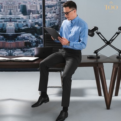 [SALE] Áo Sơ Mi Nam Cao Cấp TQQ K423CS-CSB Kẻ Đẹp Dài Tay Hàng Hiệu Sale Lẻ Size