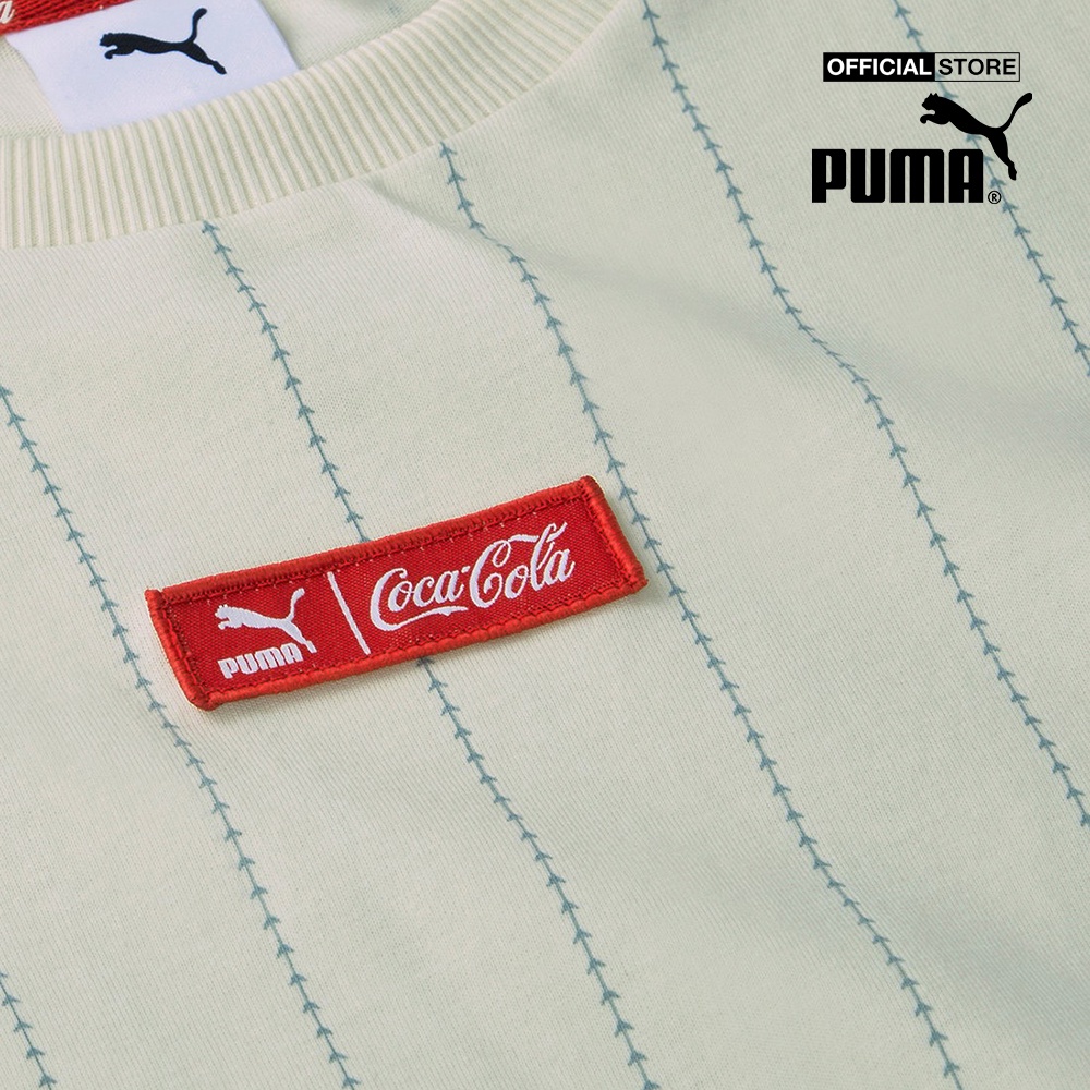 PUMA - Áo thun nữ cổ tròn tay ngắn Puma x Coca Cola All Over 536165-97