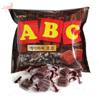 Lotte ABC sữa monogram sô cô la đen 65g Snacks