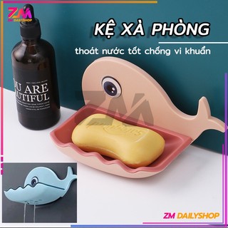 Khay đựng xà bông xà phòng hình cá heo dễ thương, khay đựng xà phòng nhà tắm