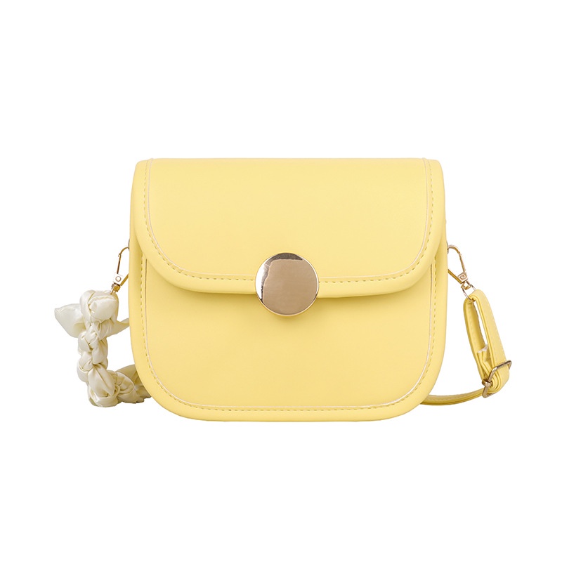 Túi Đeo Chéo Hình Vuông Nhỏ Màu Trơn Phong Cách Hàn Quốc Thời Trang Mùa Hè Cho Nữ