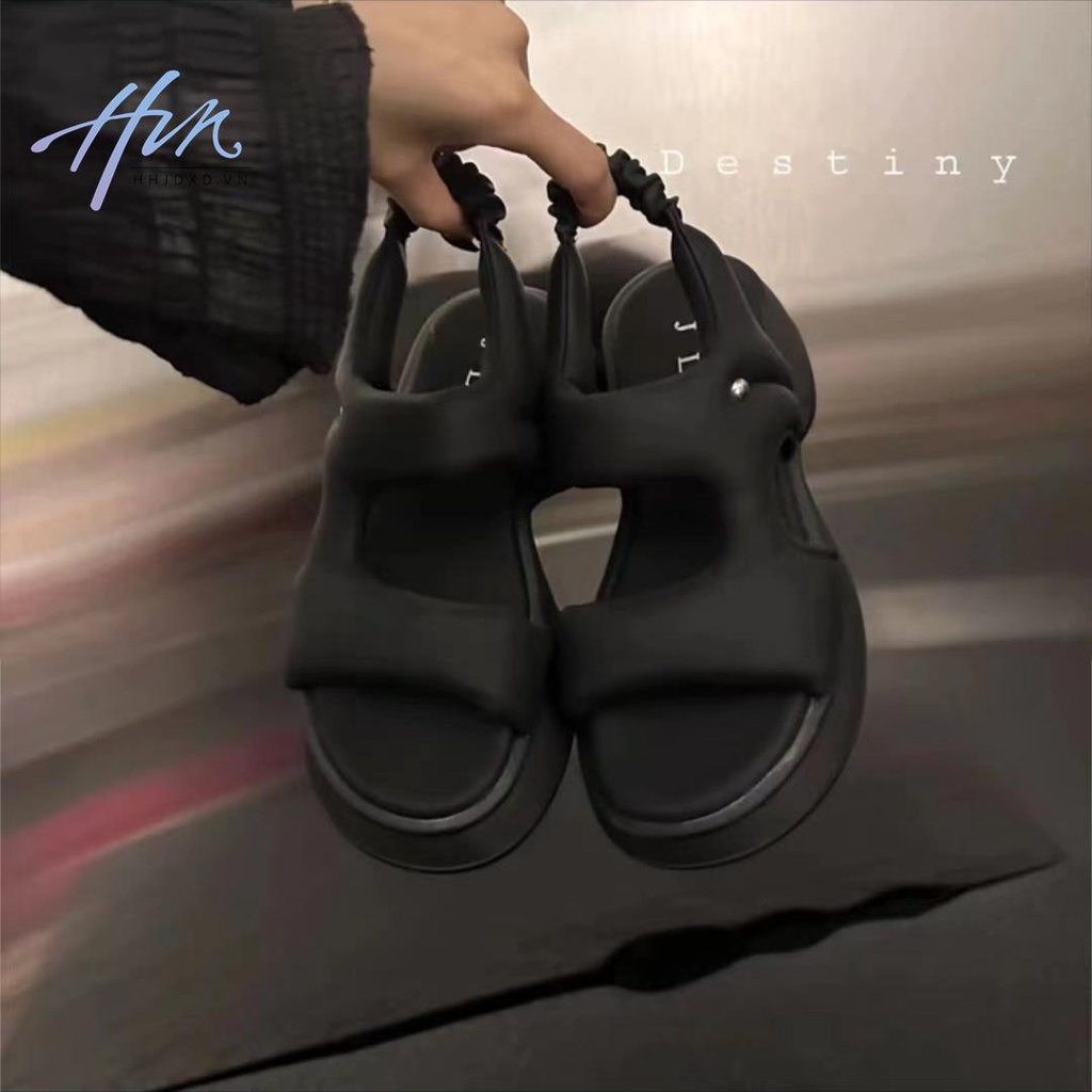 Giày Sandal Thể Thao Đế Dày Mẫu Mới 2023 Phong Cách La Mã Thời Trang Mùa Hè Cho Nữ