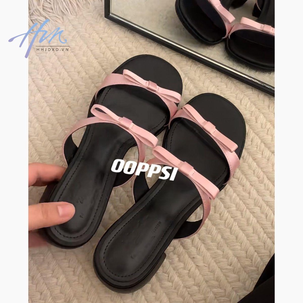 Sandal Đế Phẳng Dày Dặn Phong Cách Thời Trang Hàn Quốc 2023 Mới