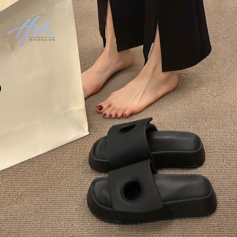 Sandal Đế Xuồng Dày Siêu Nhẹ Thời Trang Mùa Hè 2023 Phong Cách Mới Cho Nữ