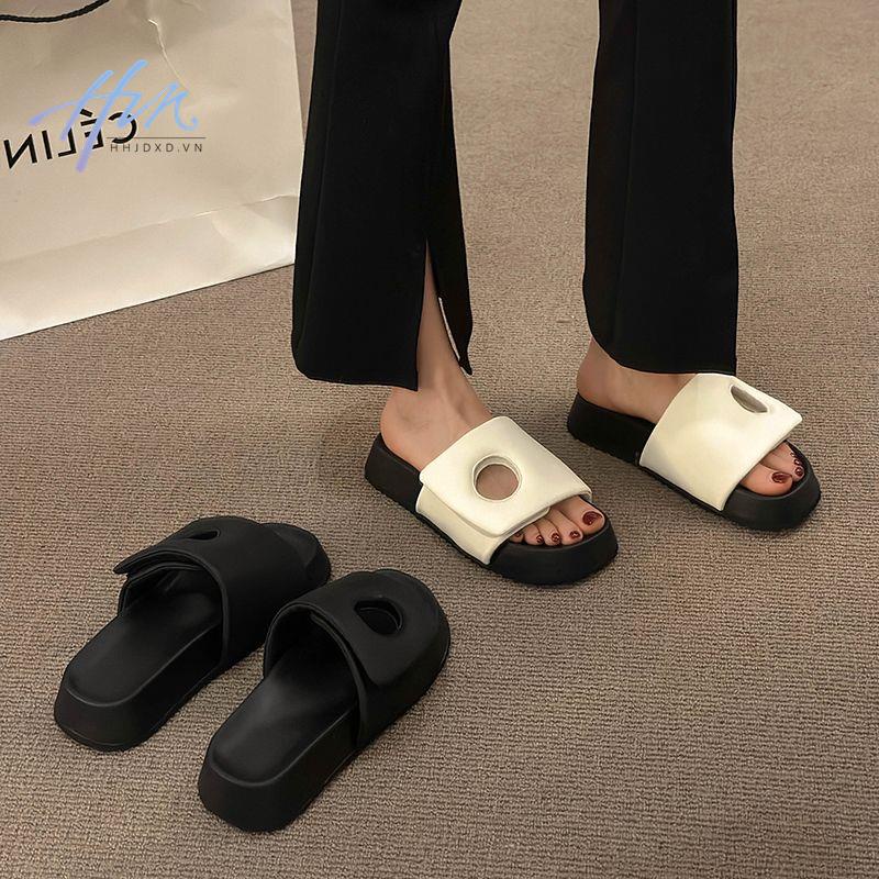 Sandal Đế Xuồng Dày Siêu Nhẹ Thời Trang Mùa Hè 2023 Phong Cách Mới Cho Nữ
