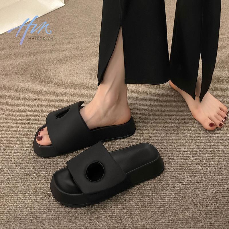 Sandal Đế Xuồng Dày Siêu Nhẹ Thời Trang Mùa Hè 2023 Phong Cách Mới Cho Nữ