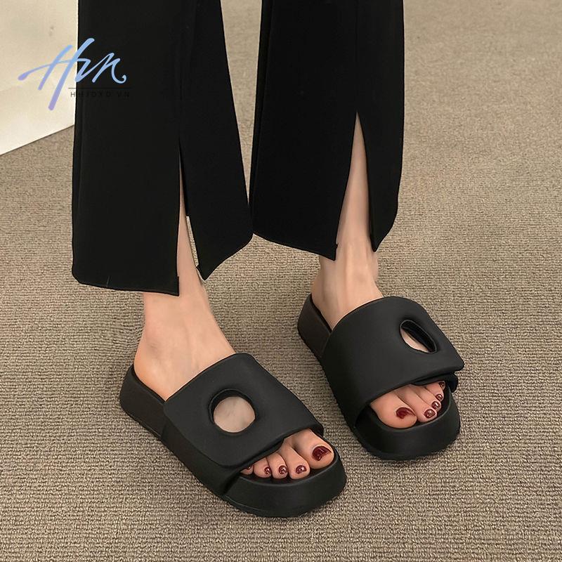 Sandal Đế Xuồng Dày Siêu Nhẹ Thời Trang Mùa Hè 2023 Phong Cách Mới Cho Nữ
