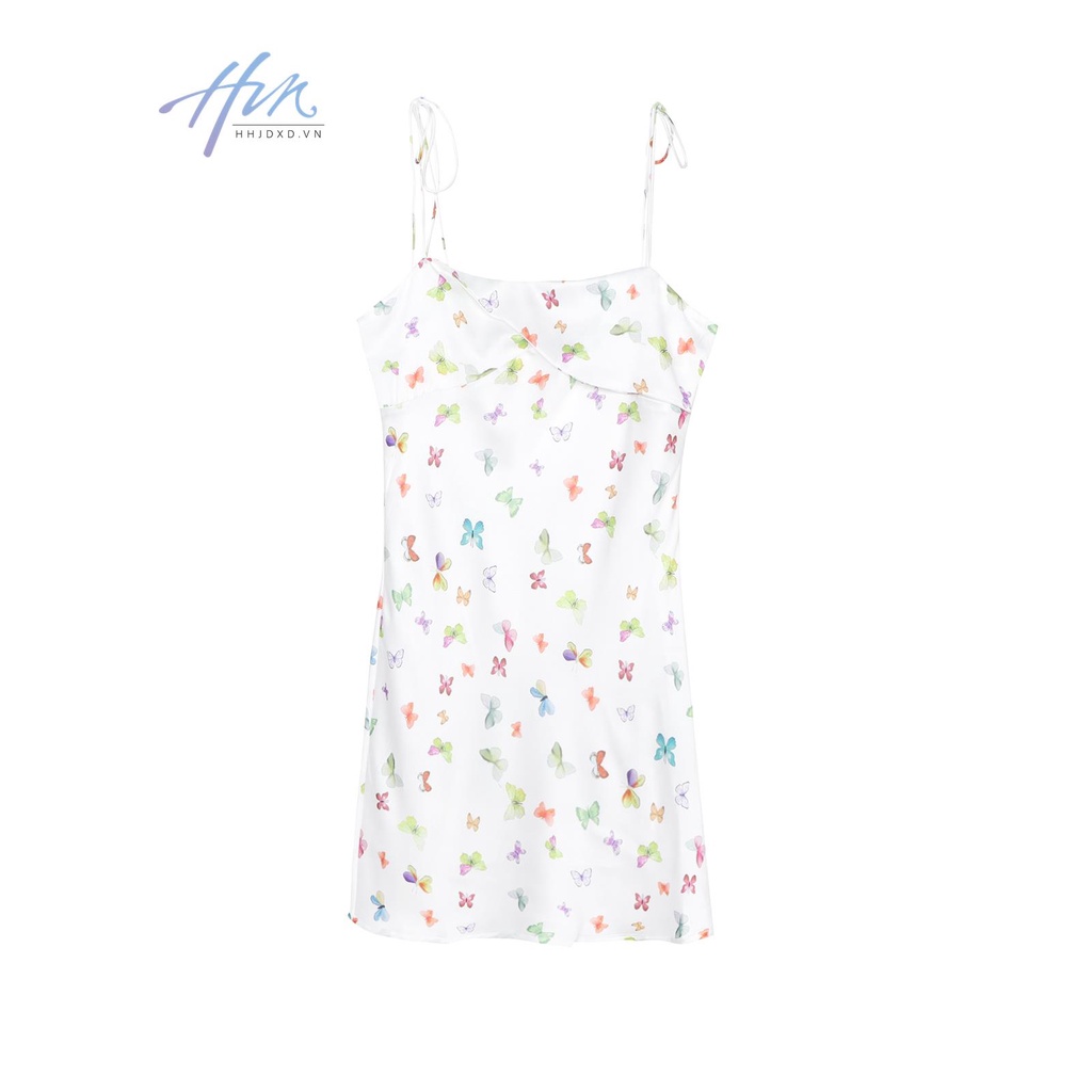 Váy Ngắn Eo Cao Họa Tiết Bướm Nhiều Màu Sắc Ngọt Ngào Thời Trang Mùa Hè Cho Nữ