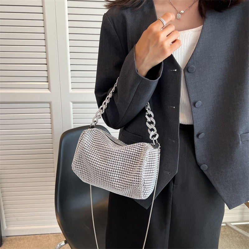 Túi Đeo Chéo Đính Đá Thời Trang Dành Cho Nữ