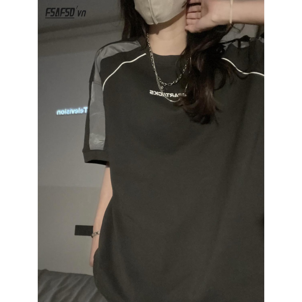 Áo Thun Nữ Tay Ngắn Hở Vai Phong Cách Mỹ Thời Trang Cá Tính