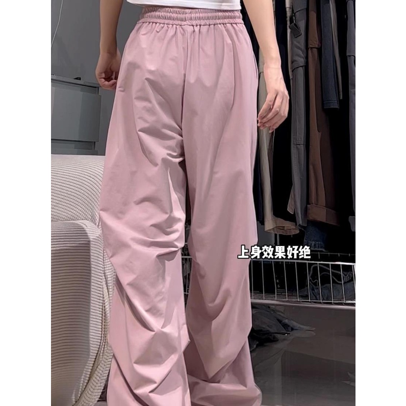 Quần Dài Ống Rộng Lưng Cao Phong Cách Hip Hop Thời Trang Mùa Hè Cho Nữ