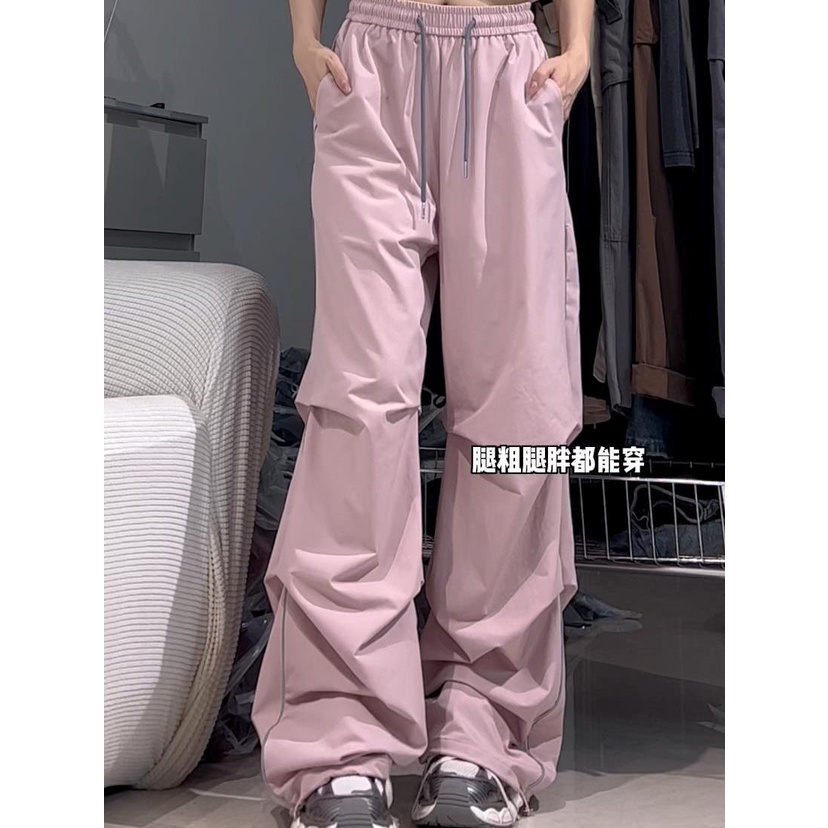 Quần Dài Ống Rộng Lưng Cao Phong Cách Hip Hop Thời Trang Mùa Hè Cho Nữ