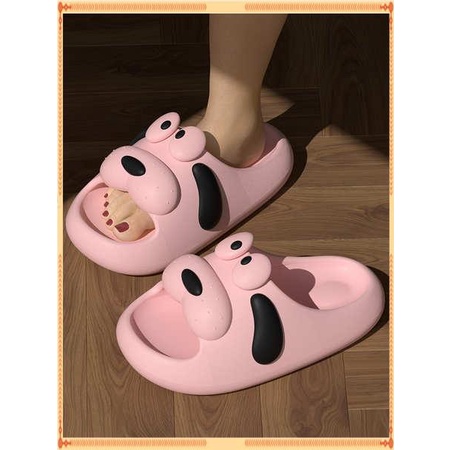 Dép bánh mì  Mùa hè nhà mới cặp đôi dễ thương hoạt hình chó dép và dép