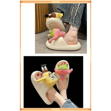 Dép bánh mì  Dép hoạt hình nữ đế dày SpongeBob