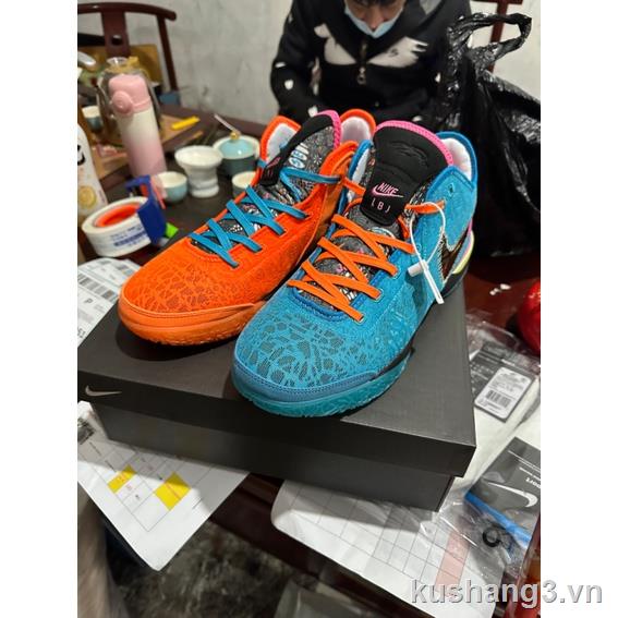 Giày Bóng Rổ Vịt N-i-k-k-e LeBron NXXT Gen Mandarin 2022