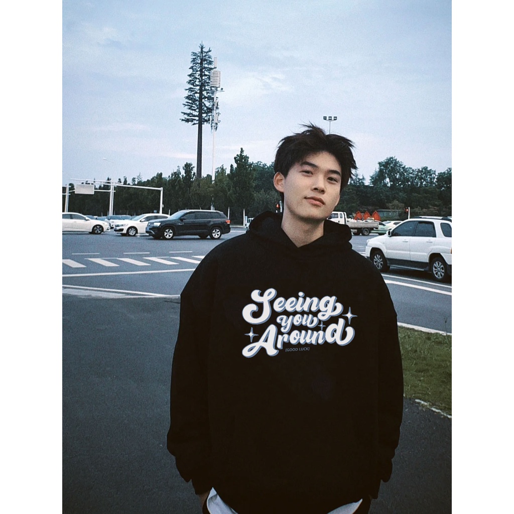 Áo hoodie nam unisex form rộng HD029 Miucho Brand chất vải nỉ bông dày dặn in basic