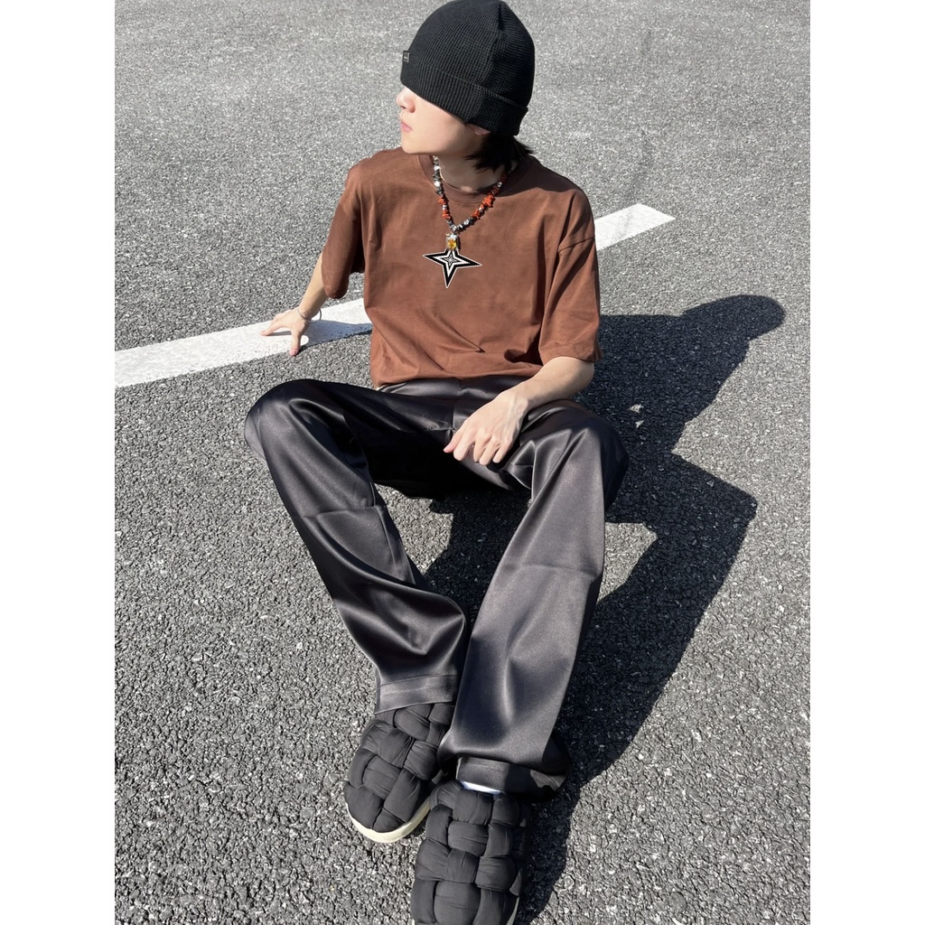 Áo thun form rộng nữ Unisex chất vải cotton MT006 Miucho Brand in basic