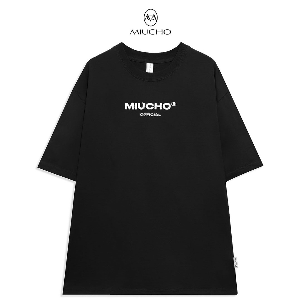 Áo thun form rộng nữ Unisex chất vải cotton MT014 Miucho Brand in local brand