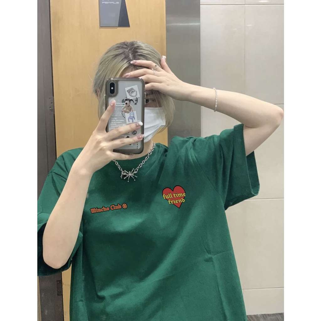Áo thun unisex form rộng MT086 Miucho Brand basic tee tay lỡ vải cotton mềm mại dành cho nam nữ in graphic