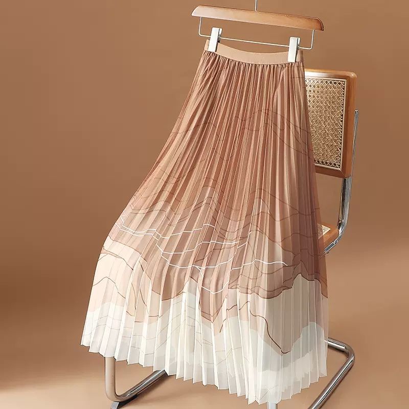 Chân Váy Lưới Dáng Chữ a Xếp Ly Thời Trang Mùa Hè 2023