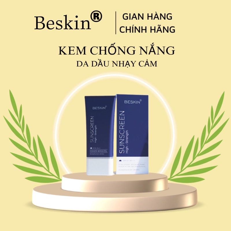 KEM CHỐNG NẮNG PHỔ RỘNG BESKIN DA DẦU