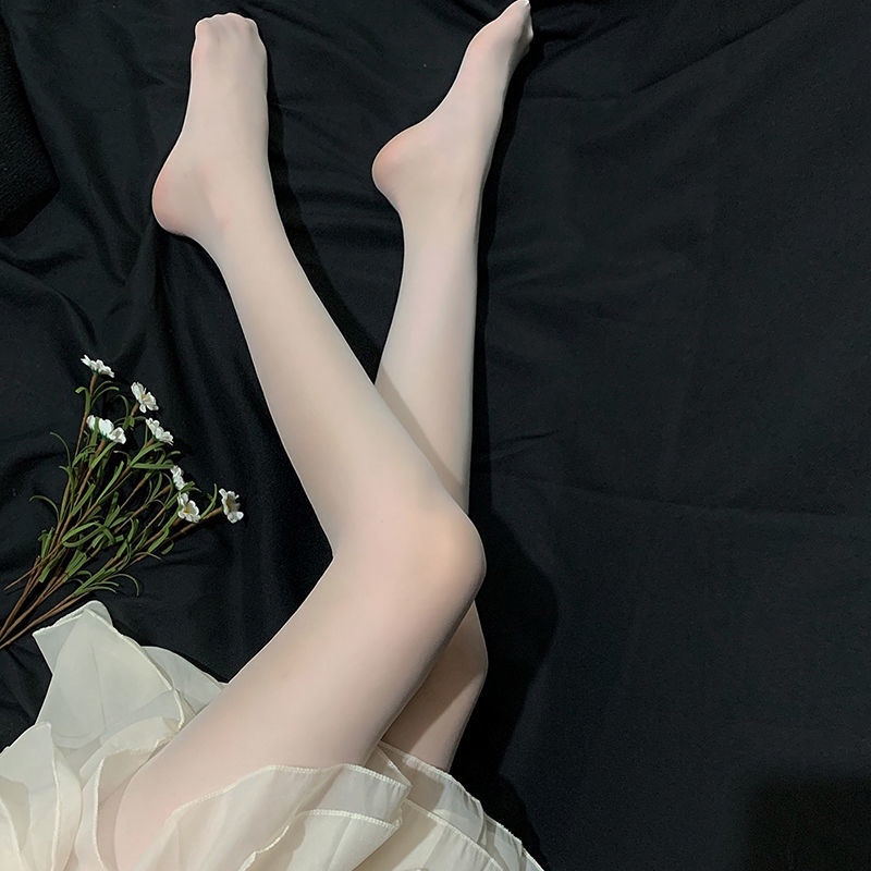 Quần Tất Mỏng Màu Sắc Trơn Chống Chảy Xệ Thời Trang Mùa Hè Cho Nữ