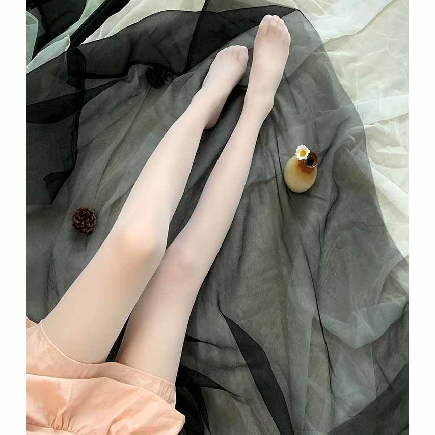 Quần Tất Mỏng Màu Sắc Trơn Chống Chảy Xệ Thời Trang Mùa Hè Cho Nữ