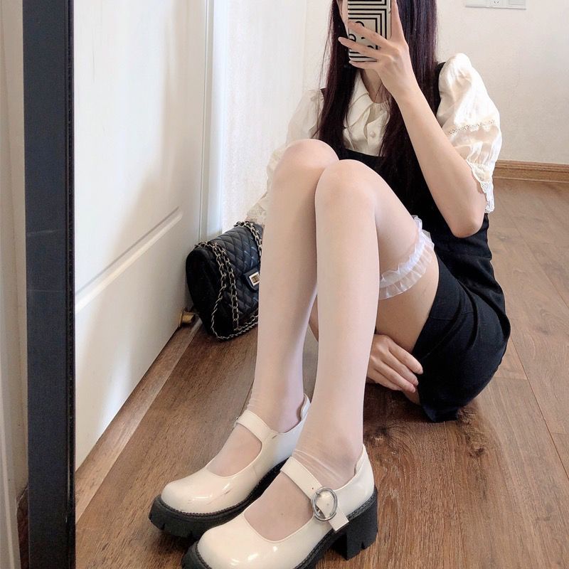 Tất Lưới Dài Qua Gối Siêu Mỏng Màu Đen Thời Trang Cho Nữ