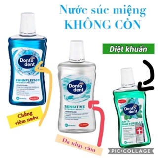 Nước súc miệng DontoDent bảo vệ răng lợi, diệt vi khuẩn và mảng bám